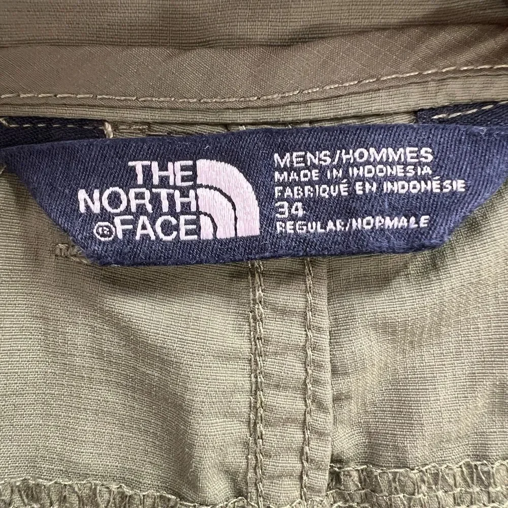 The North Face Swim Trunks Men FlashDry Medium Green Nylon Board Shorts Swimwear